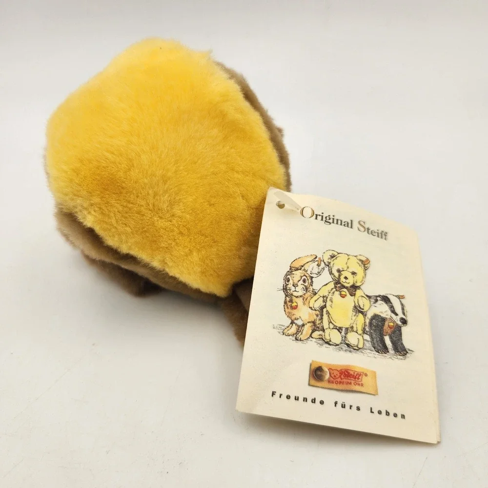 Steiff Pieps Goldammer 12 Yellow Bird Plush 057786 Made in Germany Button in Ear